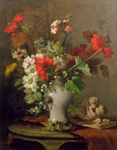 Summer Flowers in a Vase by Eugene Petit
